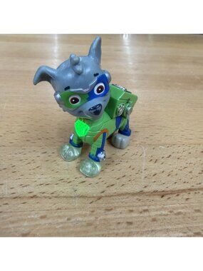 Paw Patrol Mighty Pups Rocky Figure Light Up Works